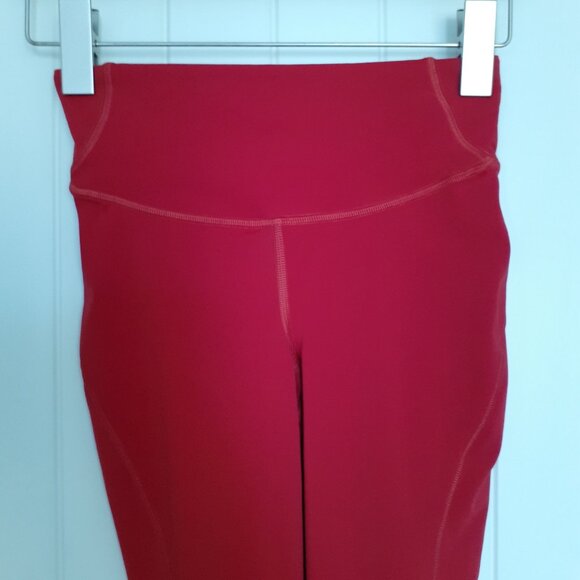 Lululemon Base Pace High-Rise Crop 23" in Dark Red Size 4 - Picture 6 of 11